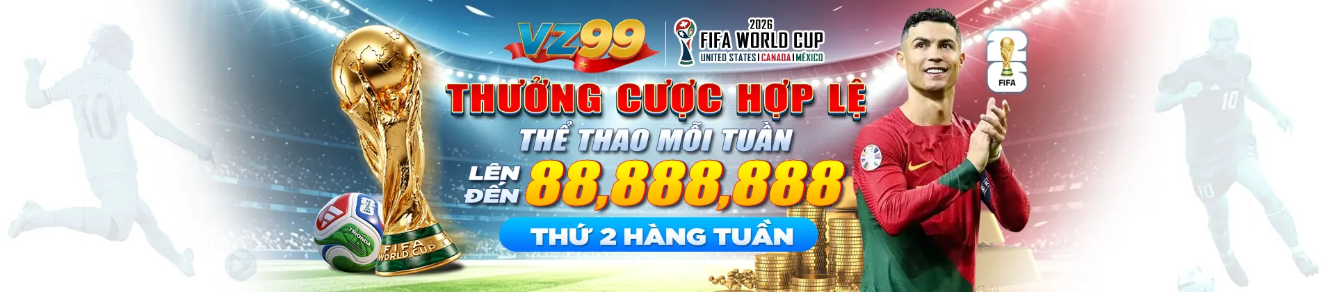 vz99 chào mưng fifa 2026 thưởng 999k